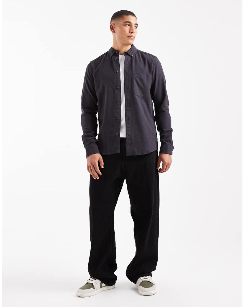Camicia Nera di Only & Sons in Blue da Uomo