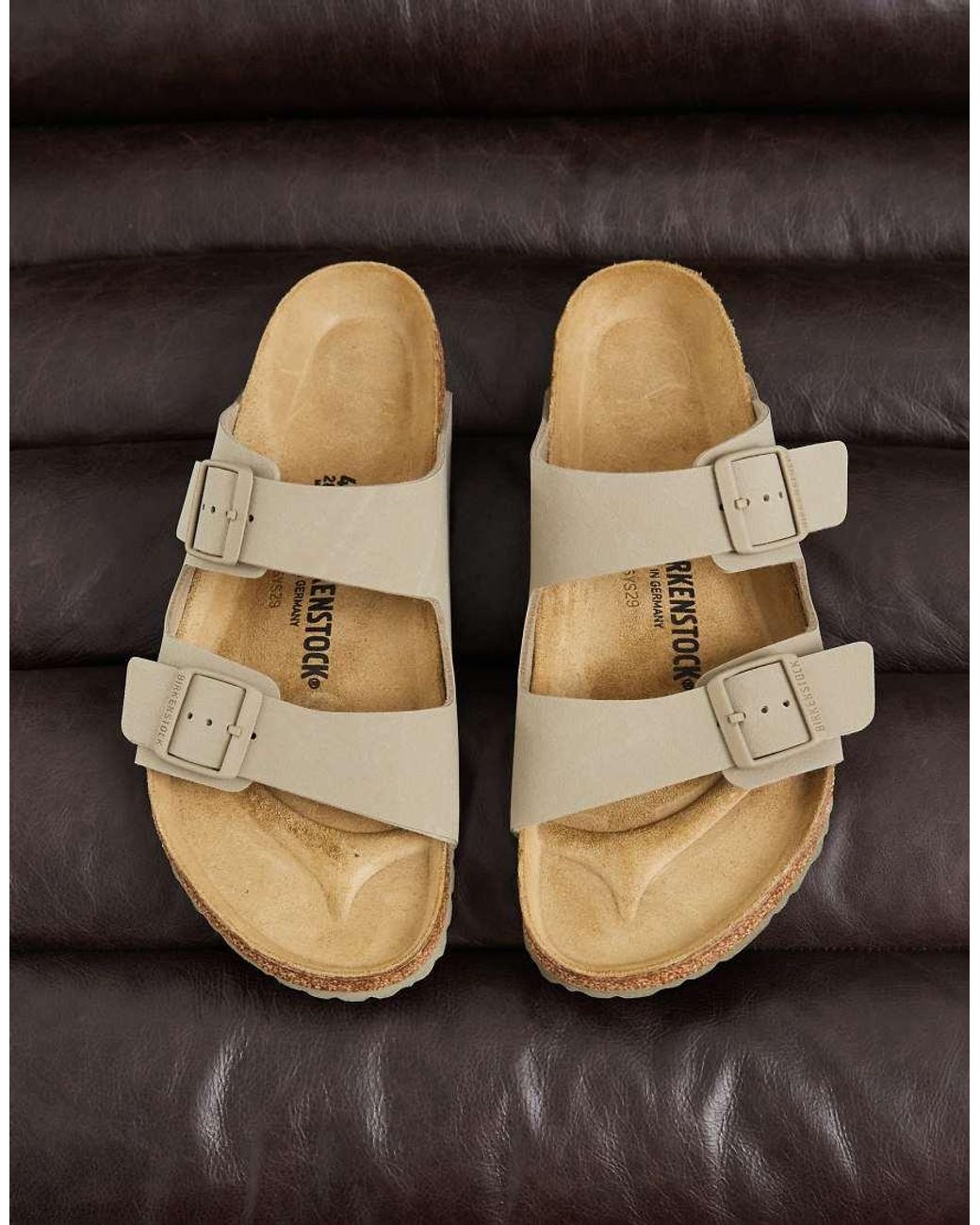 Birkenstock Black Arizona Birko-flor Sandals