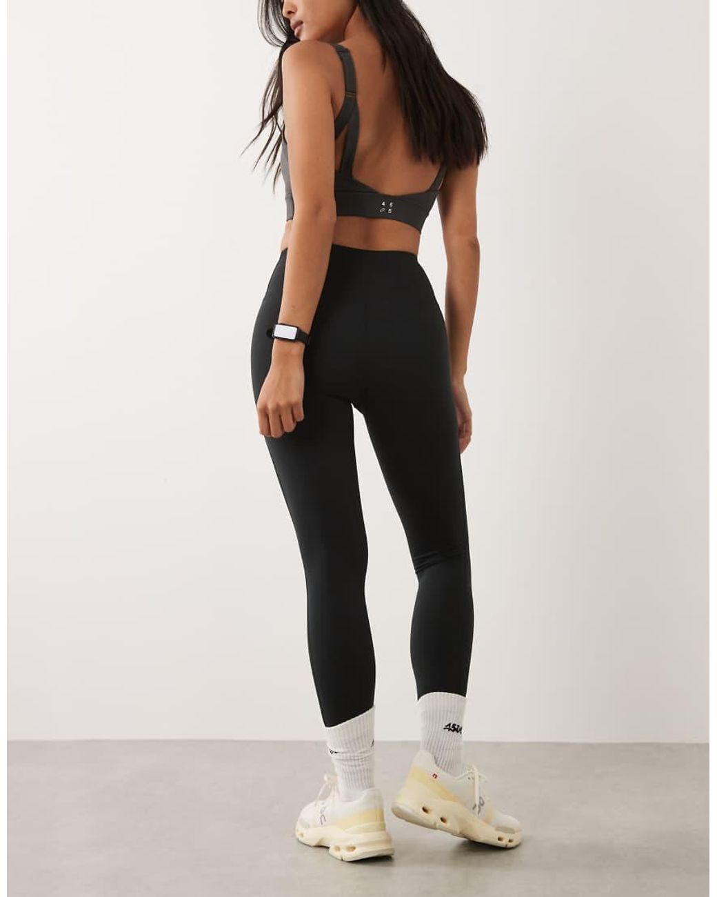 4505 Gray Petite Icon Soft Touch High Waist Yoga Legging