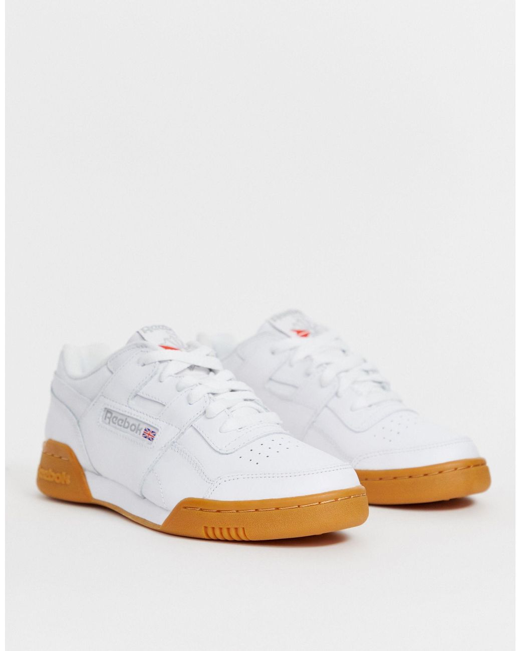 Reebok – workout – e sneaker mit gummisohle in Weiß | Lyst DE