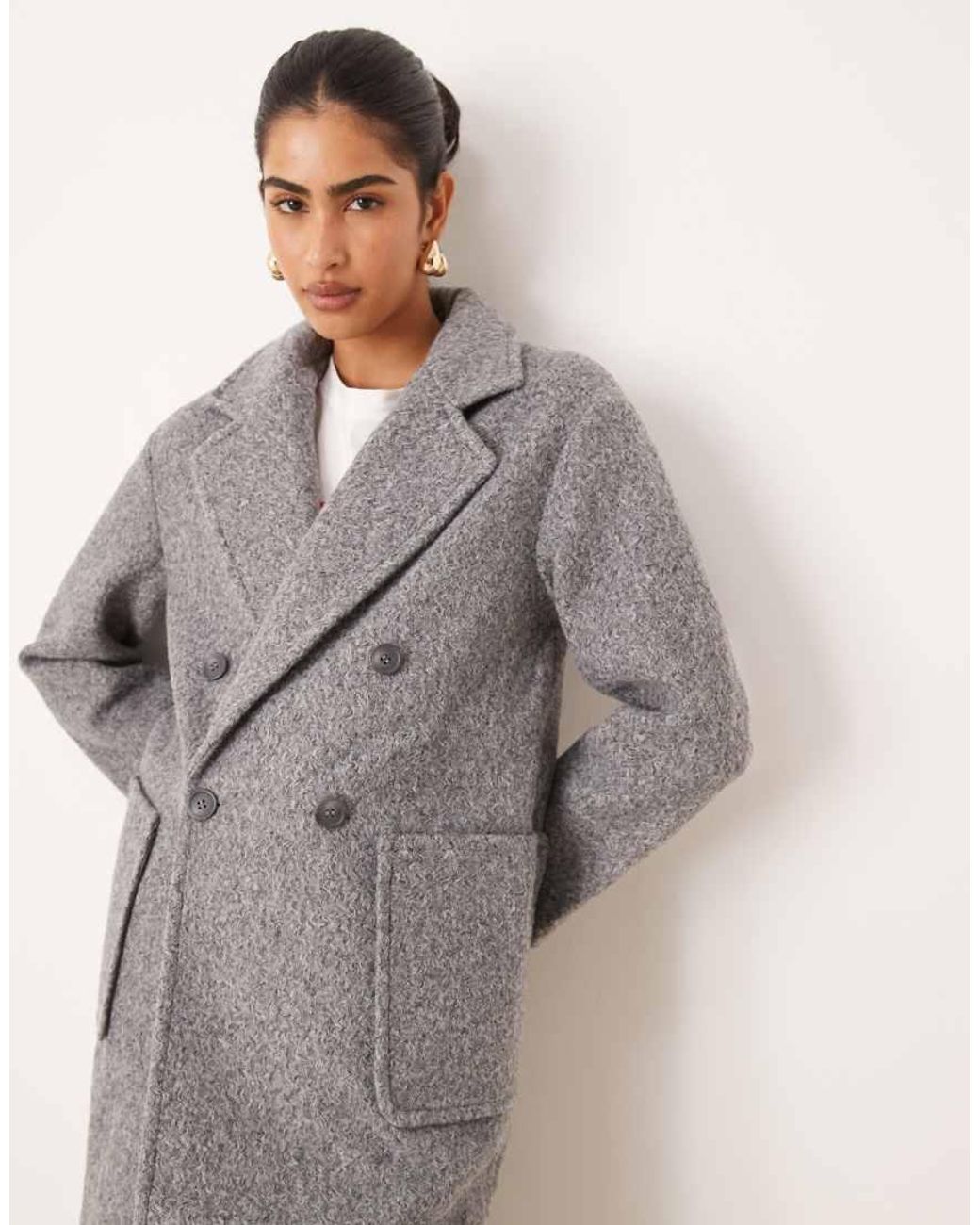 Glamorous Gray Marl Coat
