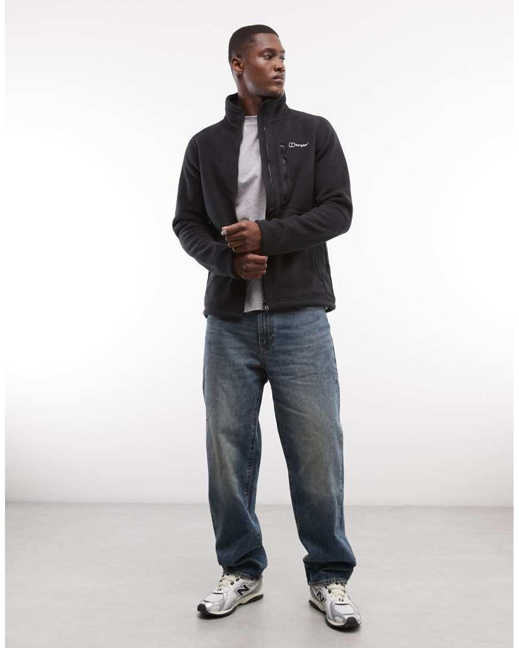 Berghaus Black Activity Interactive Polartec Fleece for men