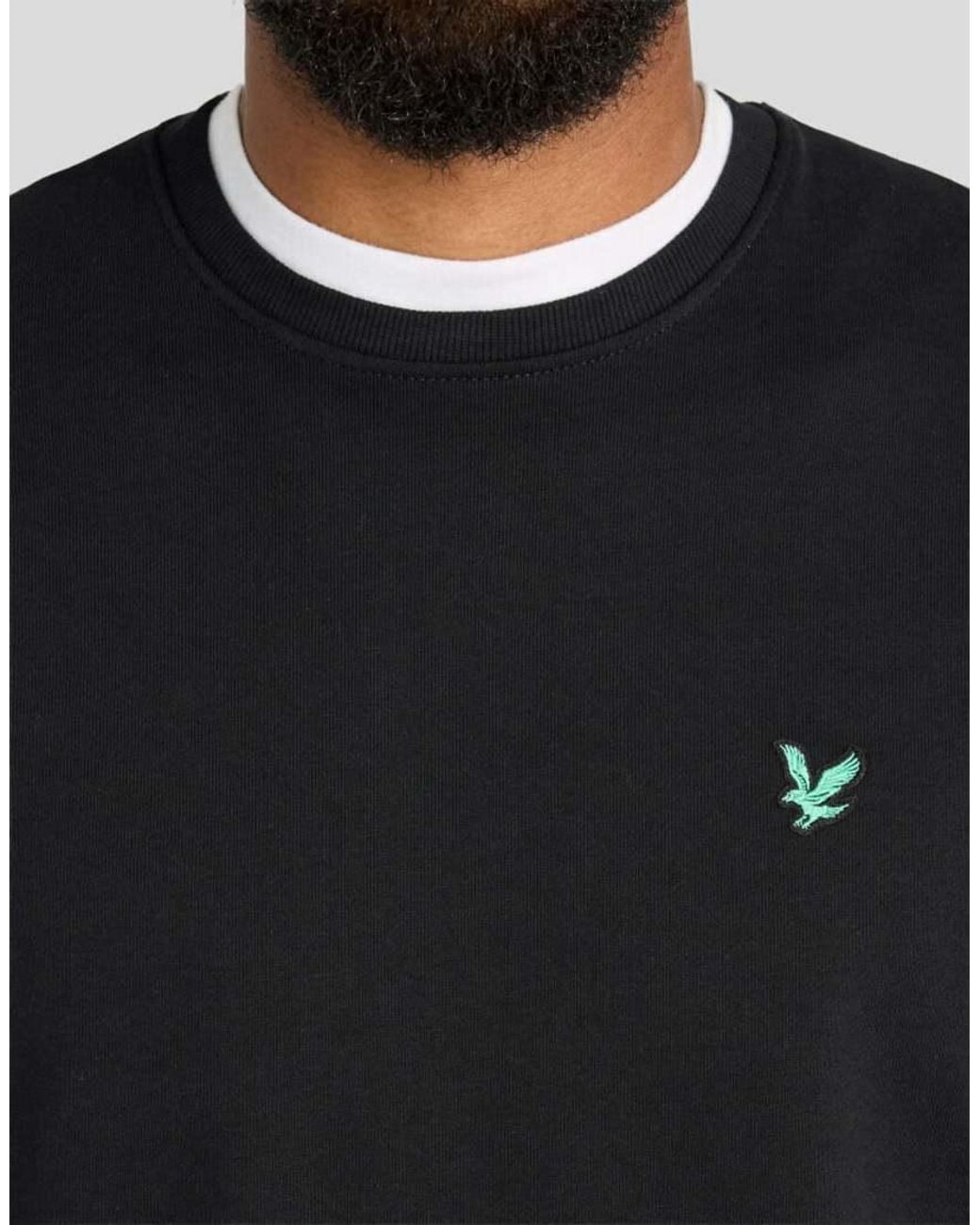 Lyle & Scott Blue Mid Layers Golf Crewneck Sweatshirt for men