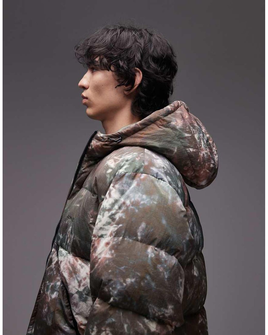 Gramicci Gray Down Puffer Jacket for men