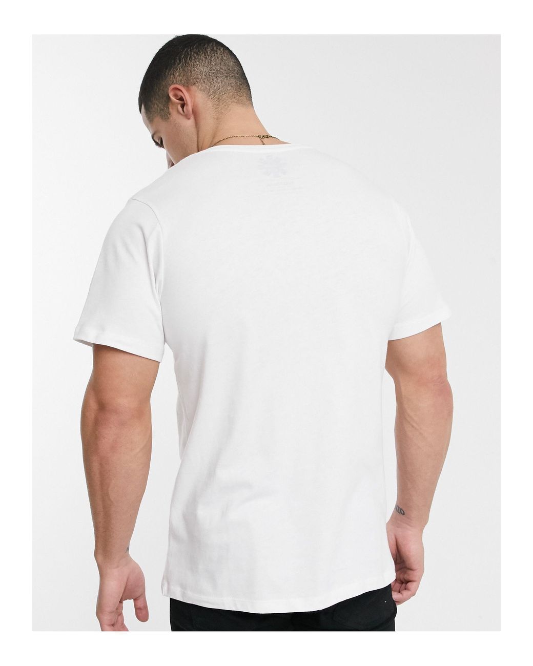 Pull&Bear Cotton Red Hot Chili Peppers T-shirt in White for Men | Lyst  Australia