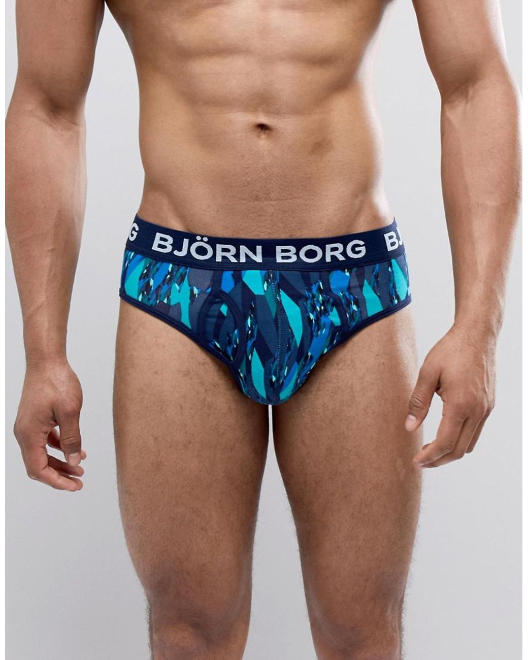 verachten garage Supermarkt Björn Borg Brief in Blue for Men | Lyst Australia