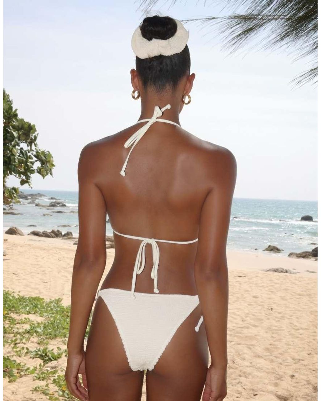 Moda Minx Natural Scrunch Tie Side Bikini Bottom