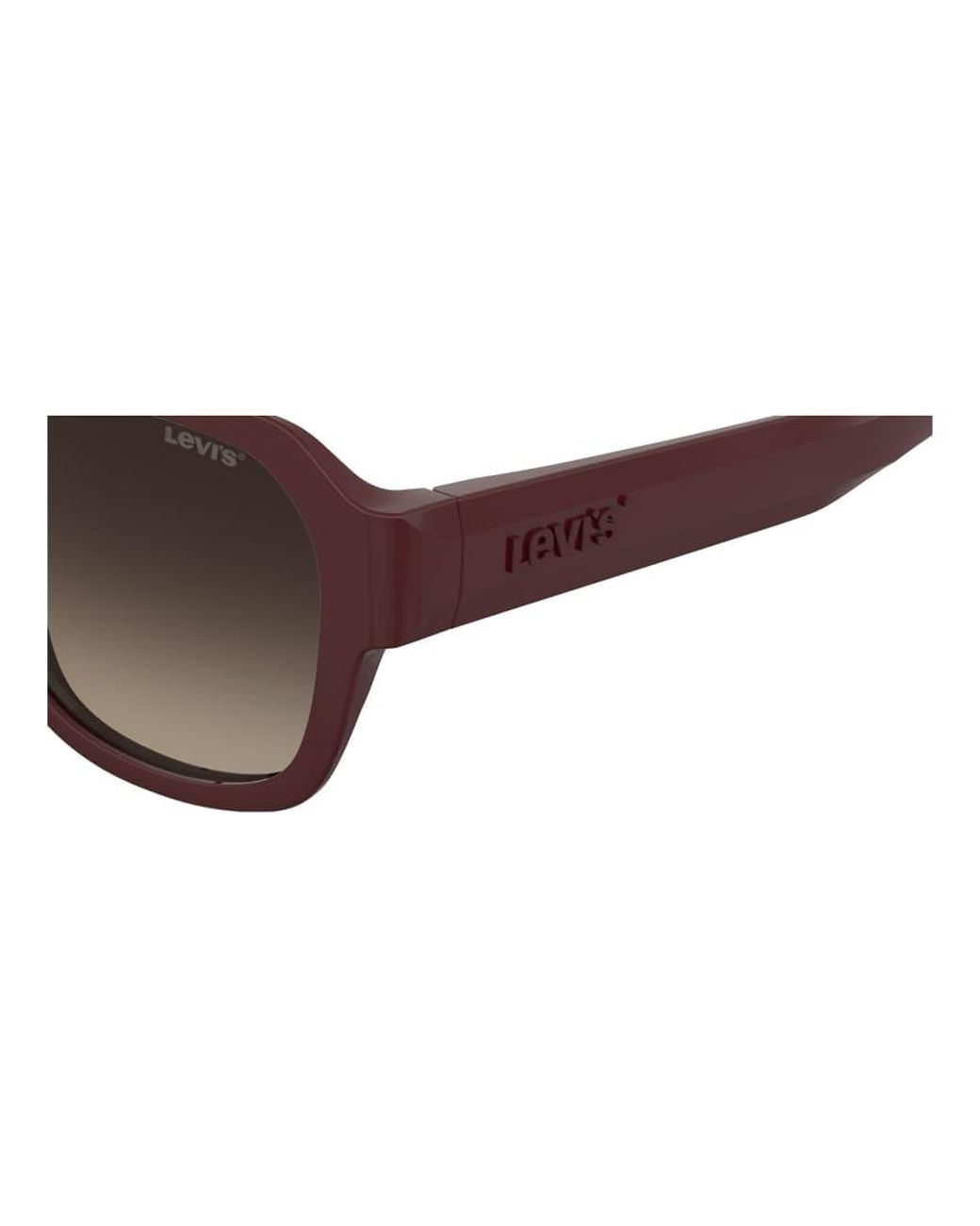 Levi's Sunglasses Brown Levi's Rectangular Sunglasses With Lenses