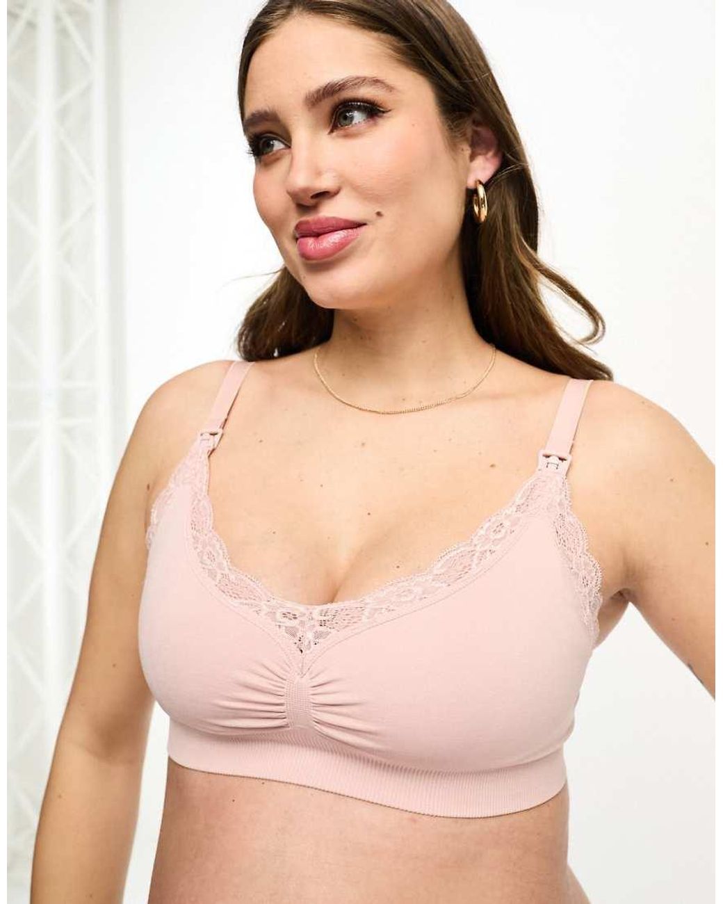 Lindex Black Mom Maternity 2 Pack Seamless Lace Bras
