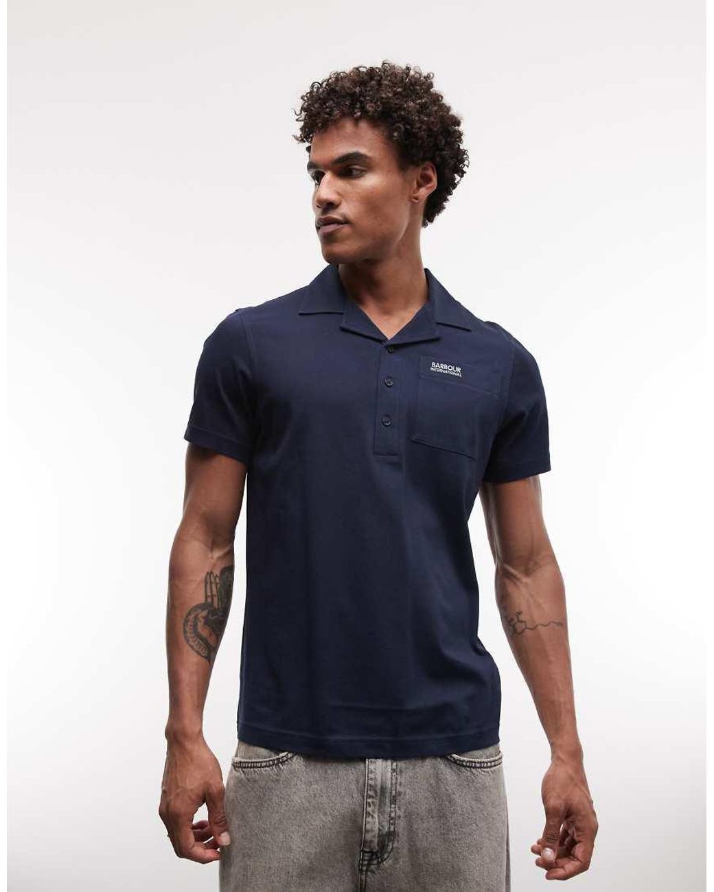 Seurat di Barbour in Blue da Uomo