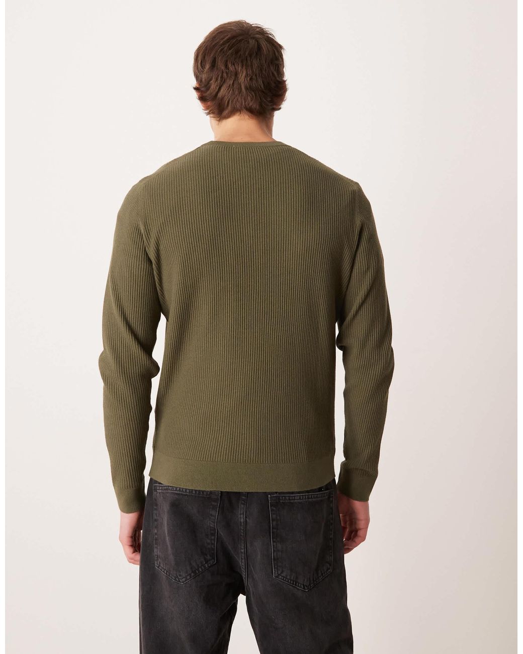 Pull ras Mango pour homme en coloris Green