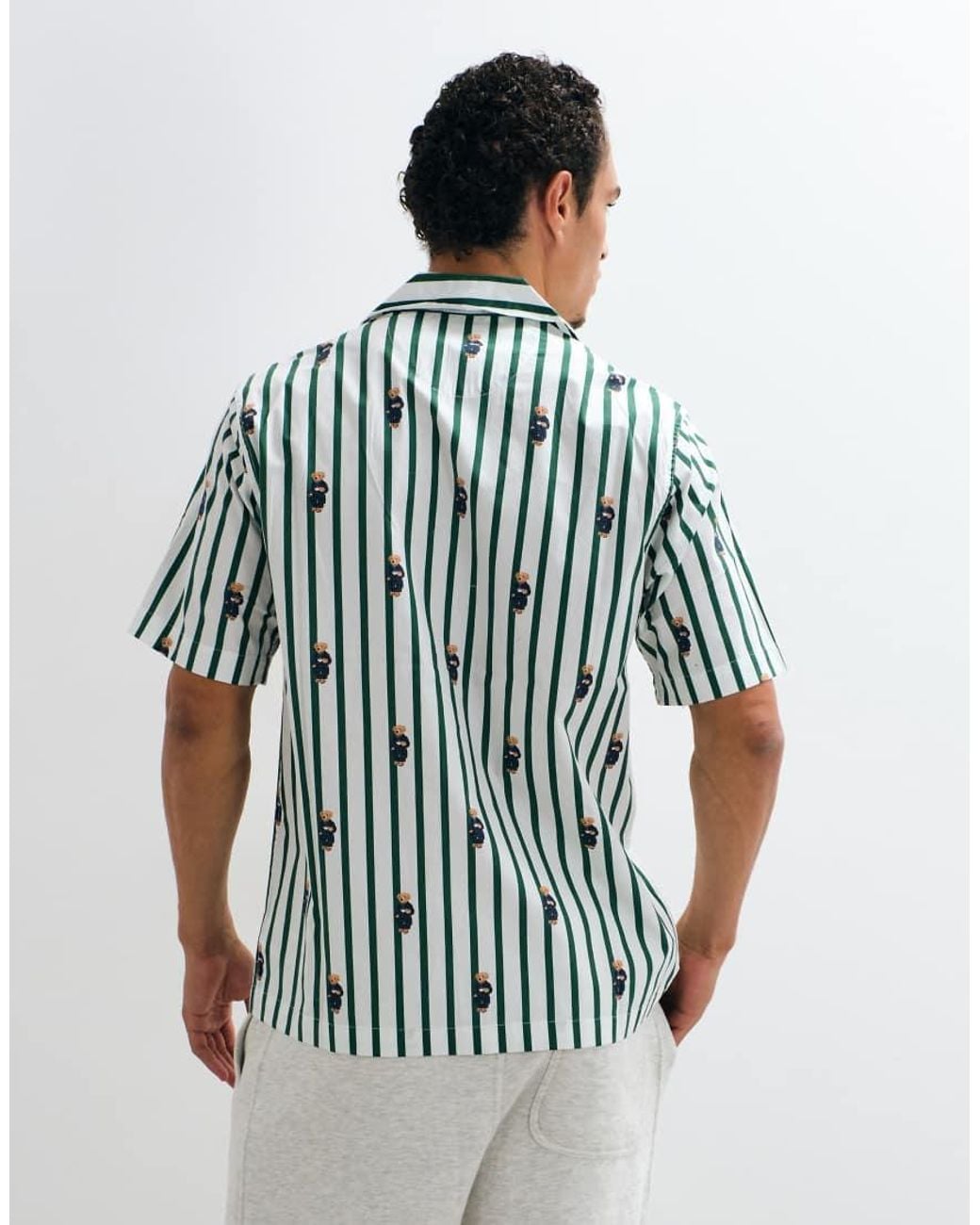 Polo Ralph Lauren White Sleep Top With All Over Logo for men