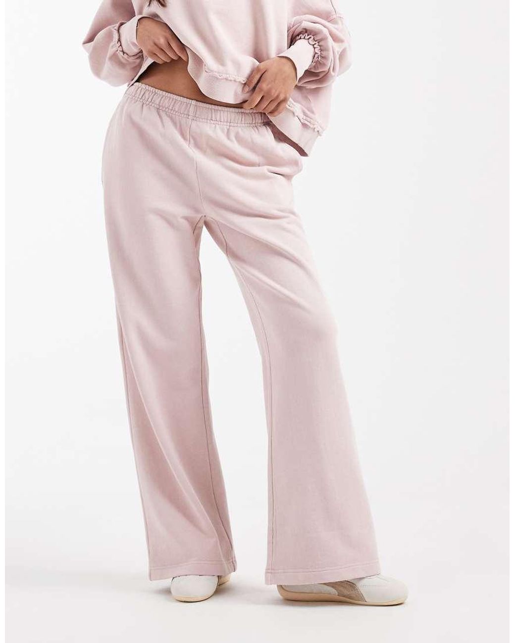 Cotton On Pink Wide Leg Sweatpants
