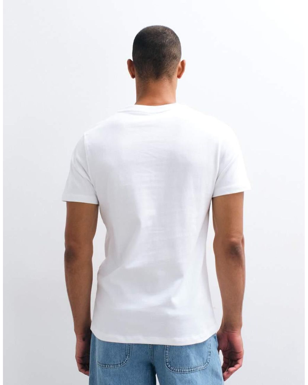 ASOS White Super Heavyweight Regular Fit T-Shirt for men
