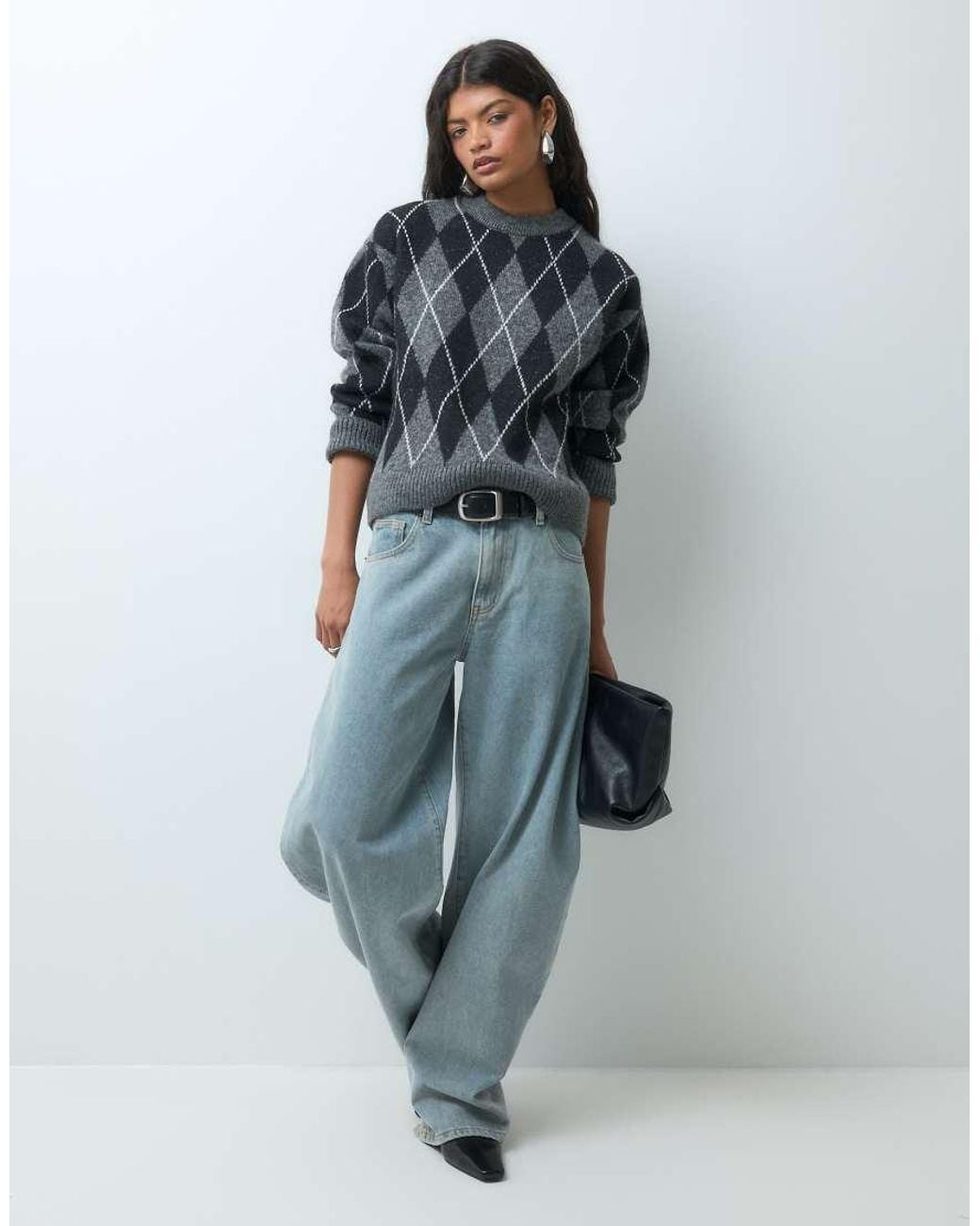 Jdy Blue Crew Neck Jumper