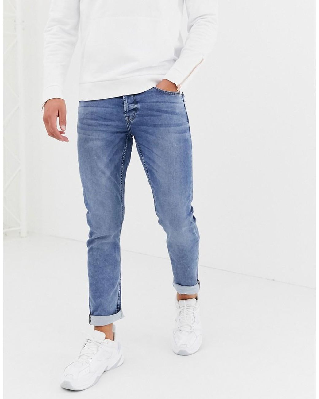 NAME IT Jungen X-Slim Fit Jeans Hose Power X-Slim Stretch hellblau Denim Pants