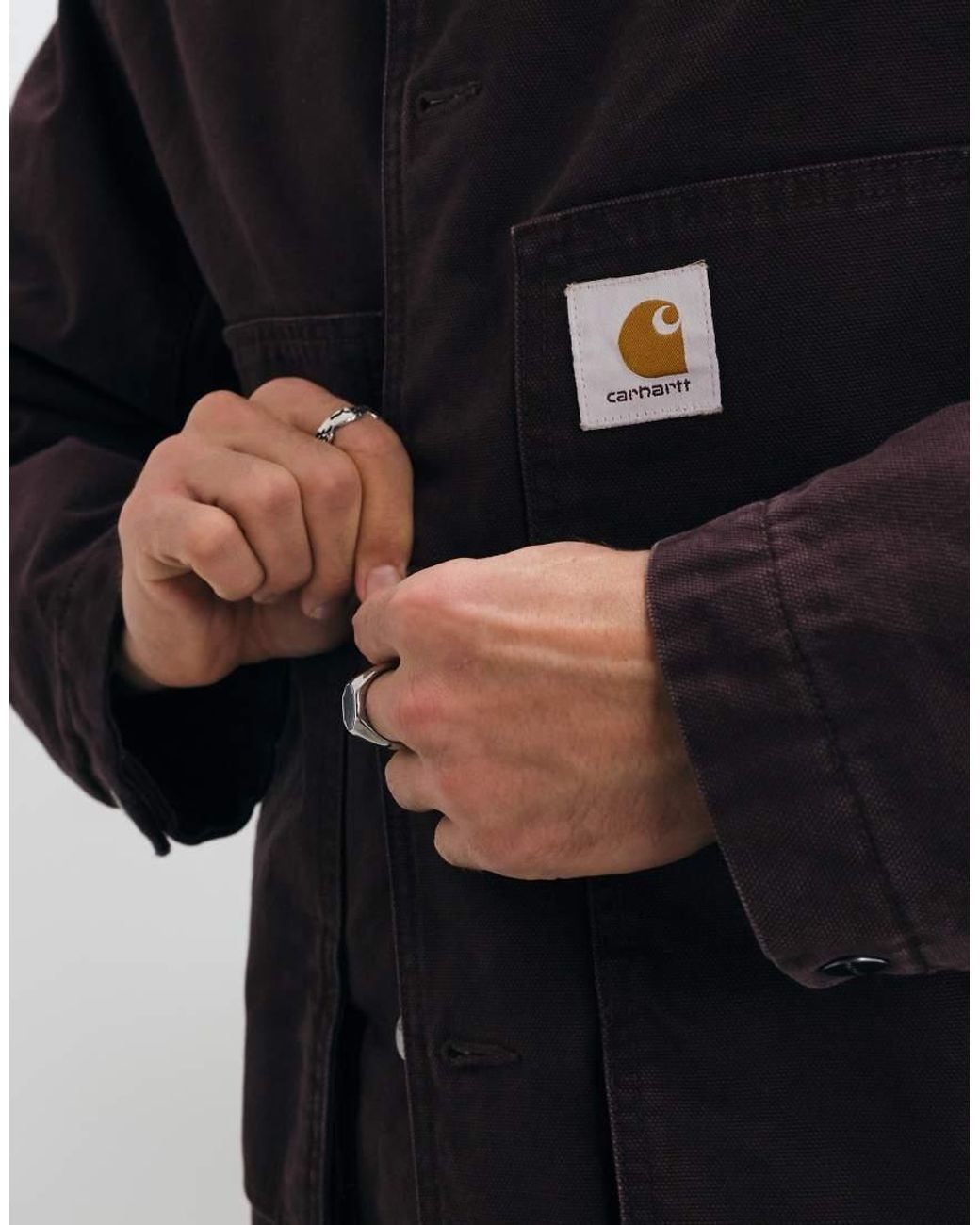 Carhartt Blue Lander Coat for men