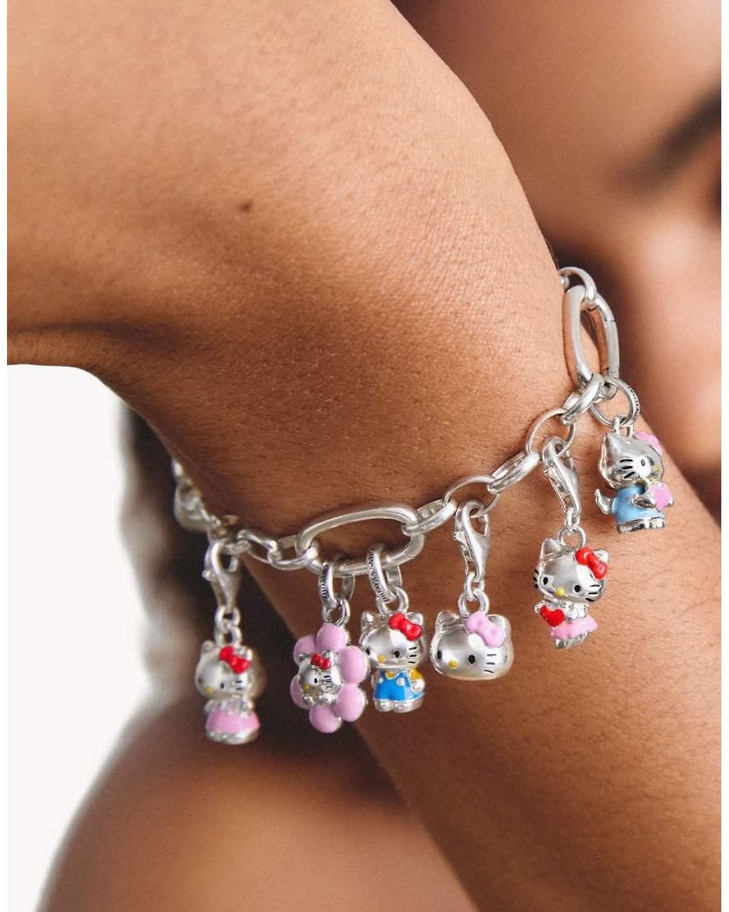 Thomas Sabo White Hello Kitty Angel Charm With A Heart – Connect
