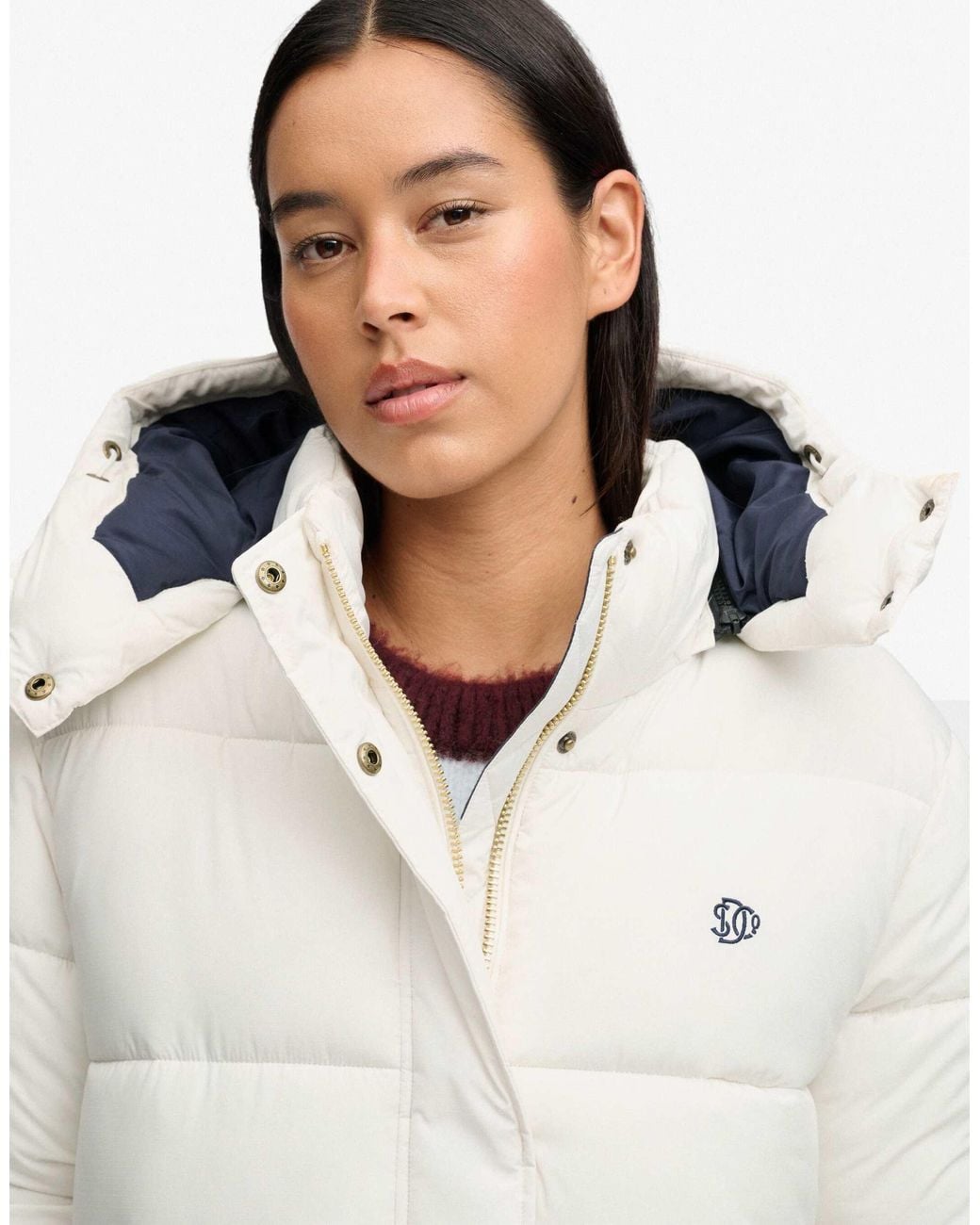 Superdry Gray Premium ripstop-steppjacke