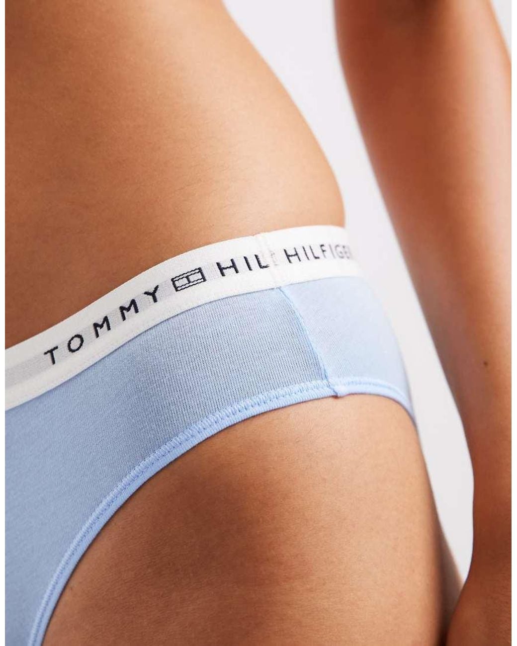 Tommy Hilfiger Blue Cotton Bikini Brief