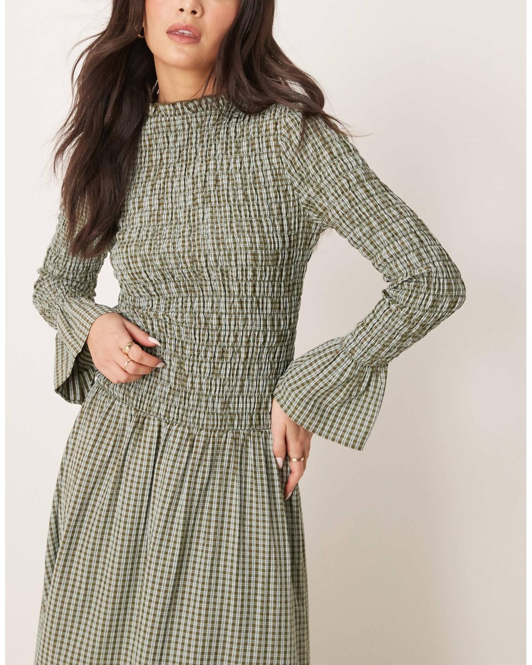 chinese dress ladies Amalfi Print Shirred Maxi – House of Lacuna main image 0