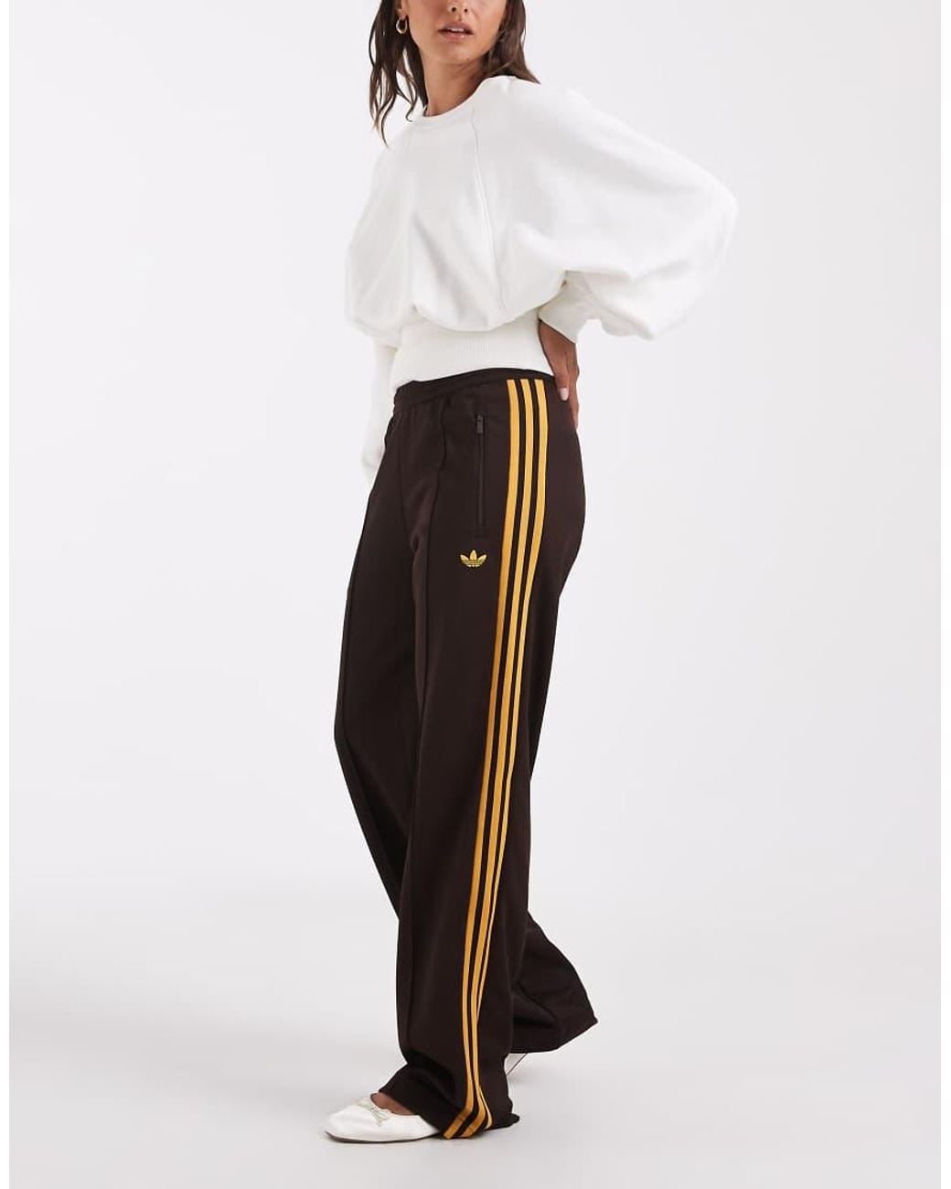 Adidas Originals White Classic Track Pants