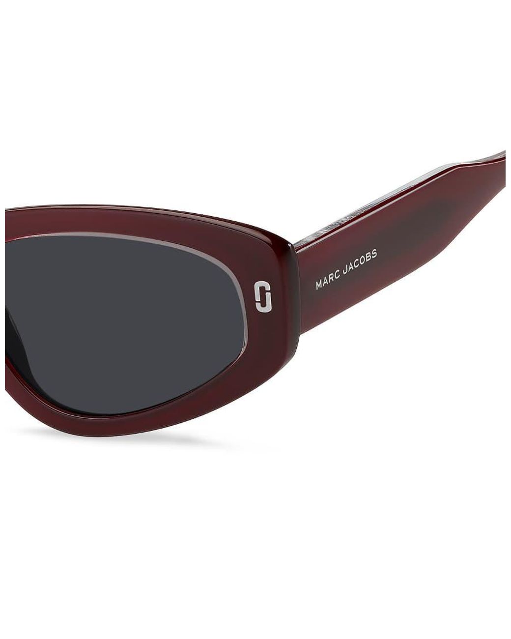 Marc Jacobs Brown Marc Jac Sun Cat Eye Sunglasses With Lenses