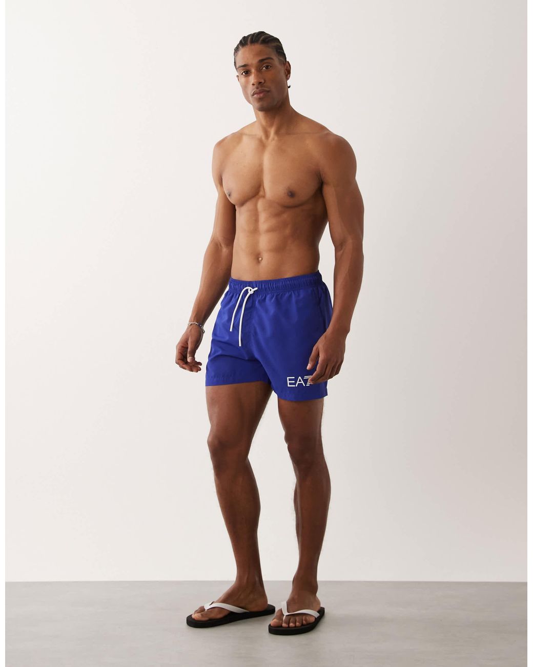 Armani - - short EA7 pour homme en coloris Blue