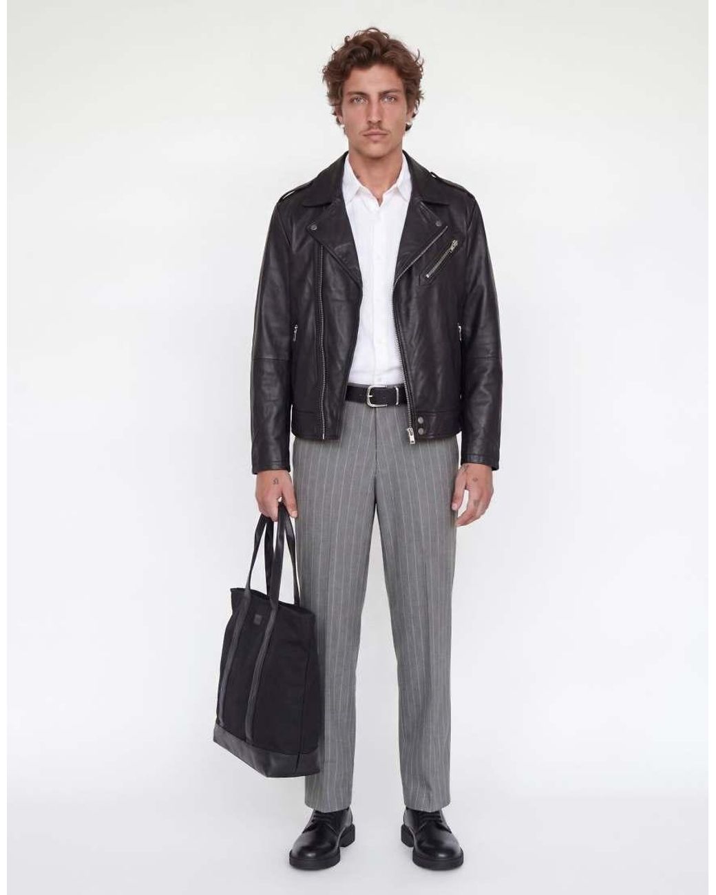 Jack & Jones Gray Classic Trousers for men