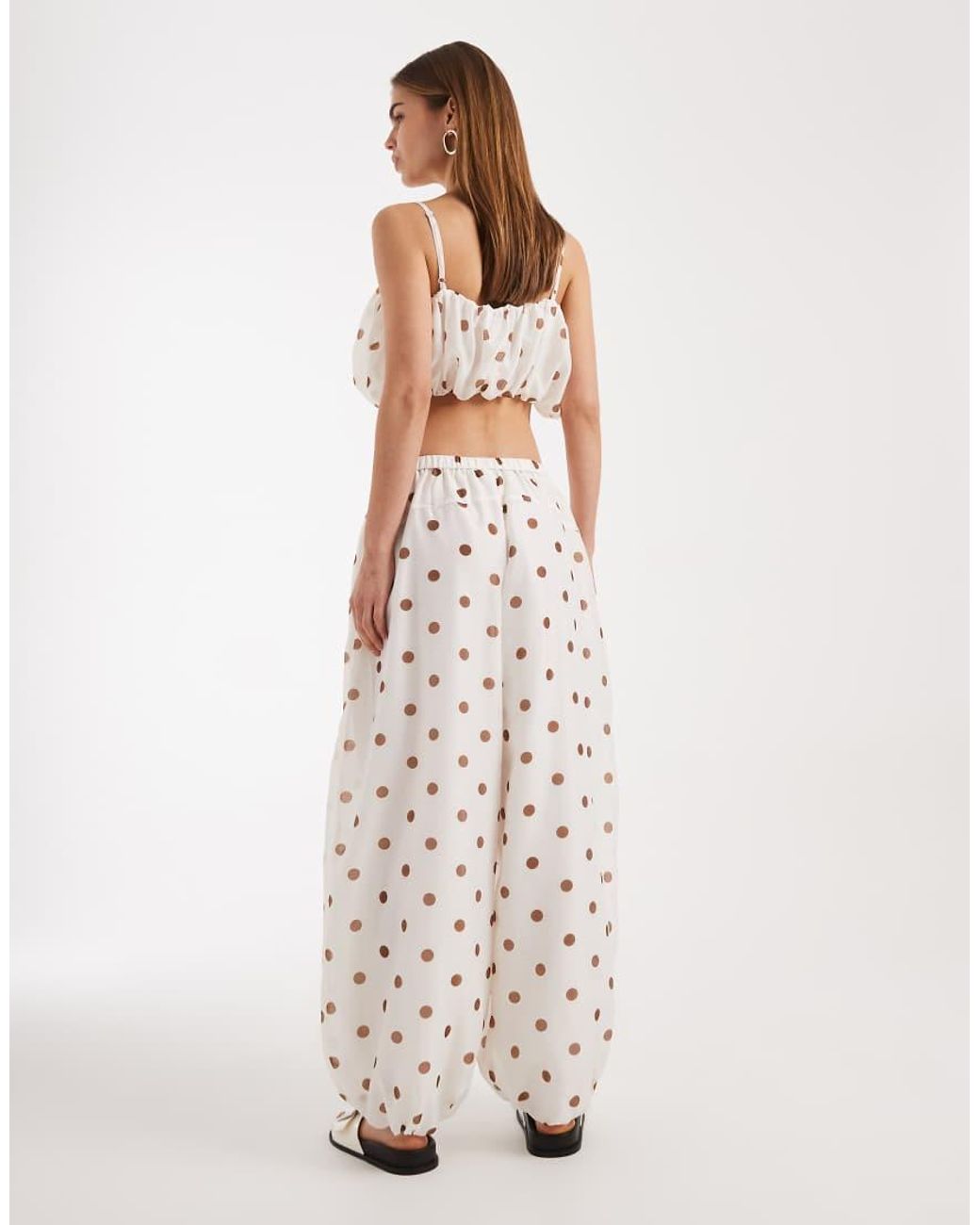 ASOS White Oversized Balloon Pants