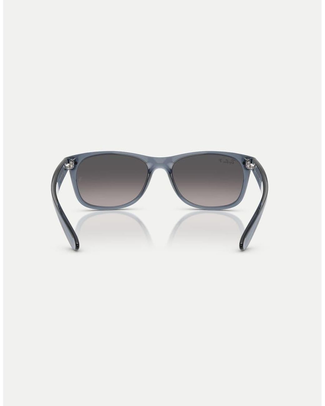 Ray-Ban Gray New Wayfarer Square Polarised Sunglasses With Lens