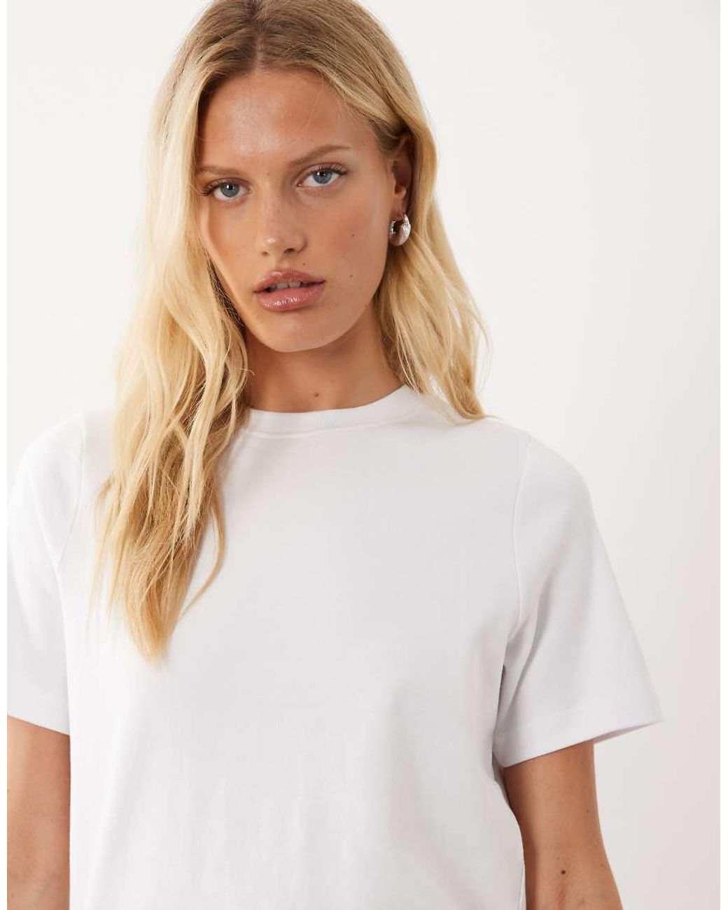 New Look White Premium Girlfriend Tee