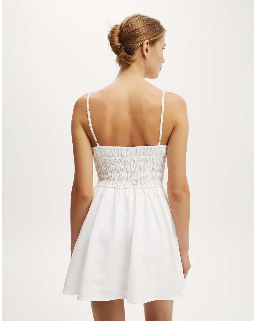Cotton On White Haven Strappy Mini Dress