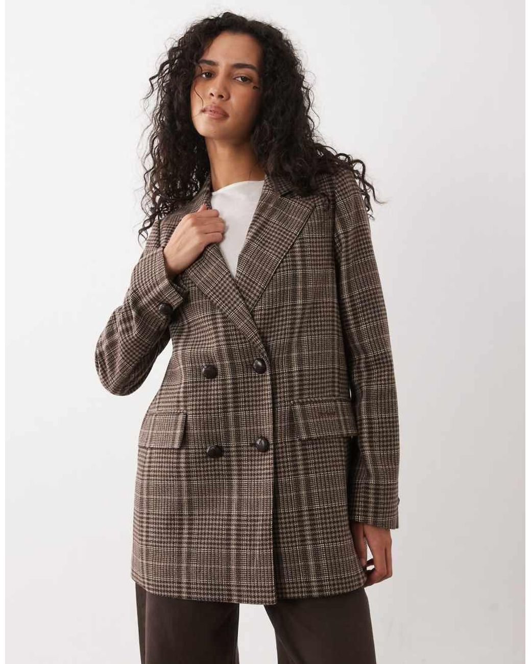 Barbour Brown Amryn Co-Ord Double Breasted Tailored Blazer