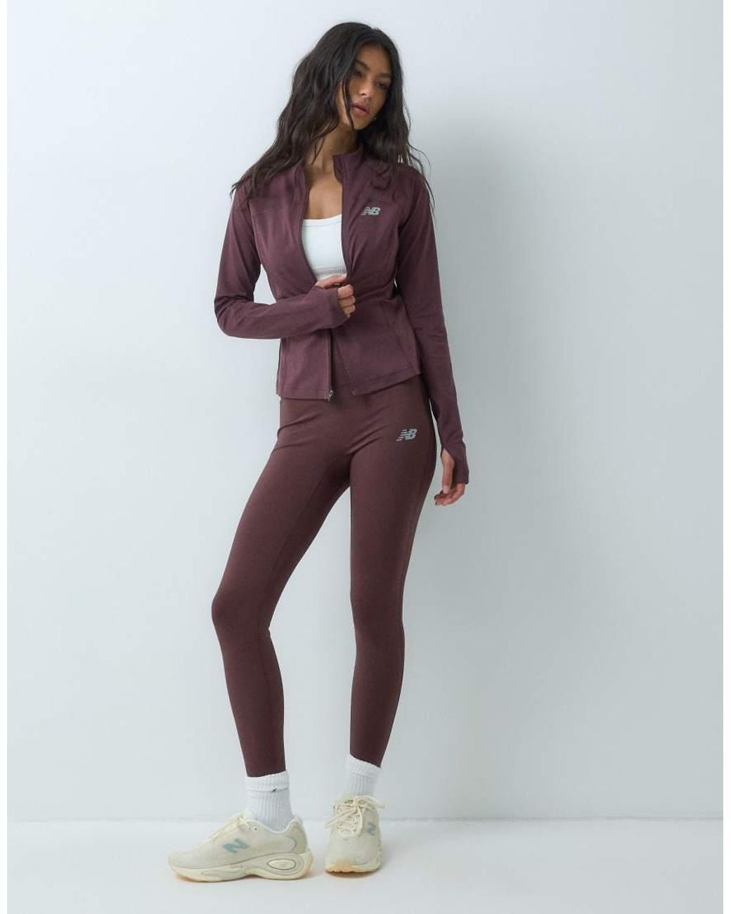 New Balance Purple Harmony Fitted Full Zip