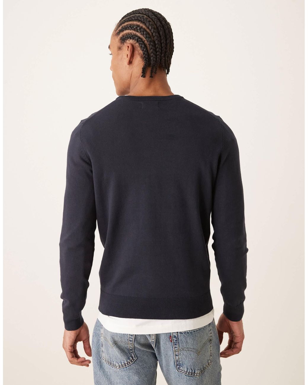 Mullen - pull en maille Farah pour homme en coloris Blue