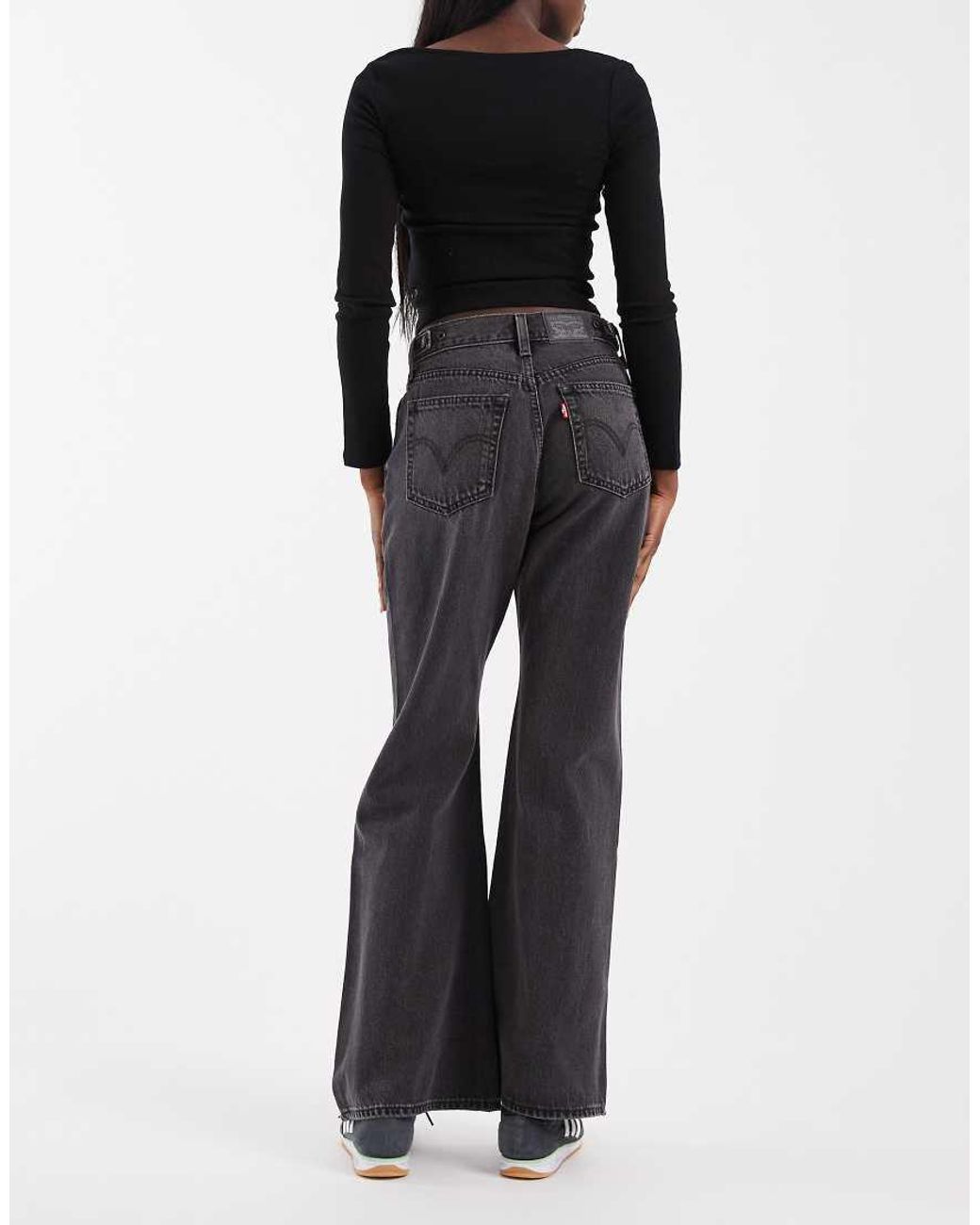 Levi's Blue Cinch Flare Jeans