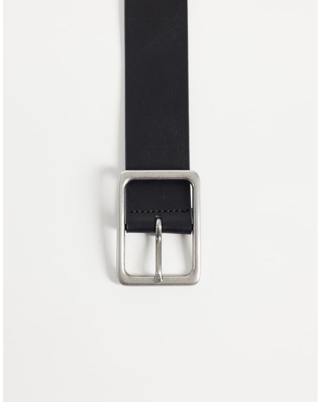 Levi's Multicolor Wide Rectangle Buckle Leather Belt