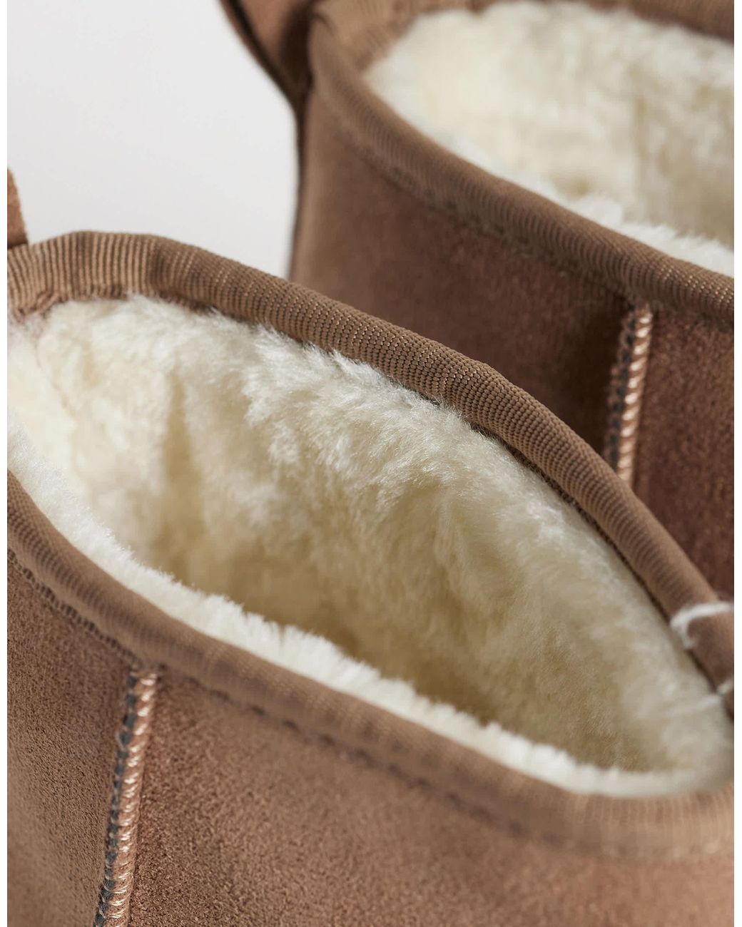 SEQWL Natural Mini Flatform Boots