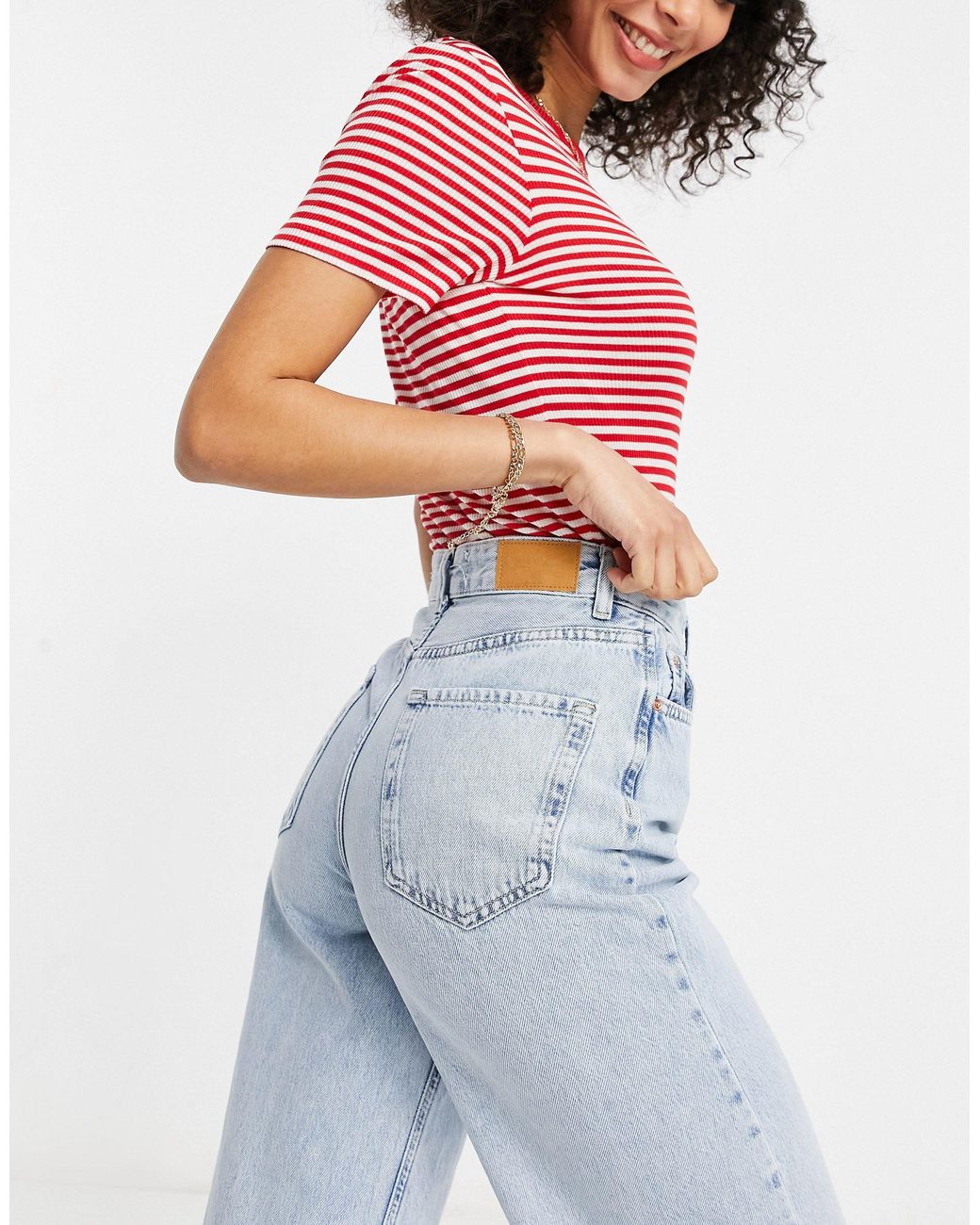 Stradivarius Denim Tall Super Wide Leg 
