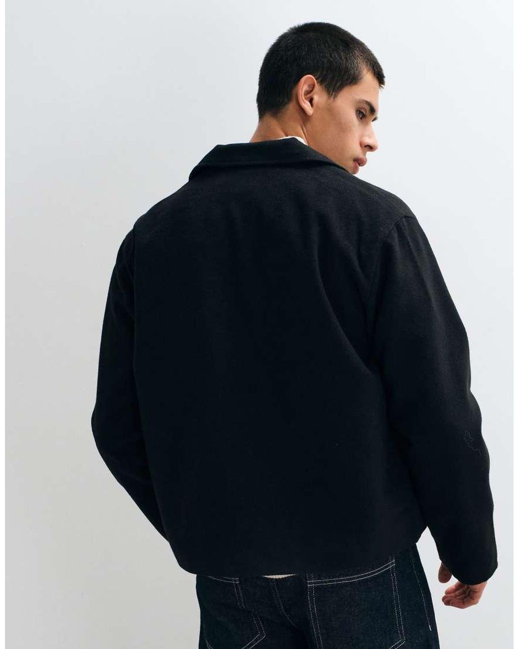 Jack & Jones Blue Double Zip Short Jacket for men
