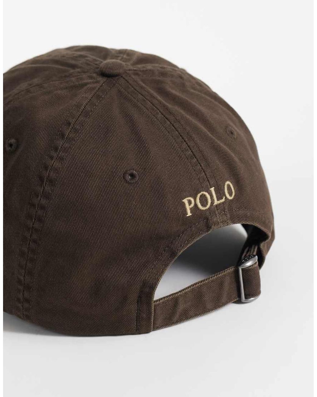 Polo Ralph Lauren Brown Icon Logo Twill Baseball Cap for men