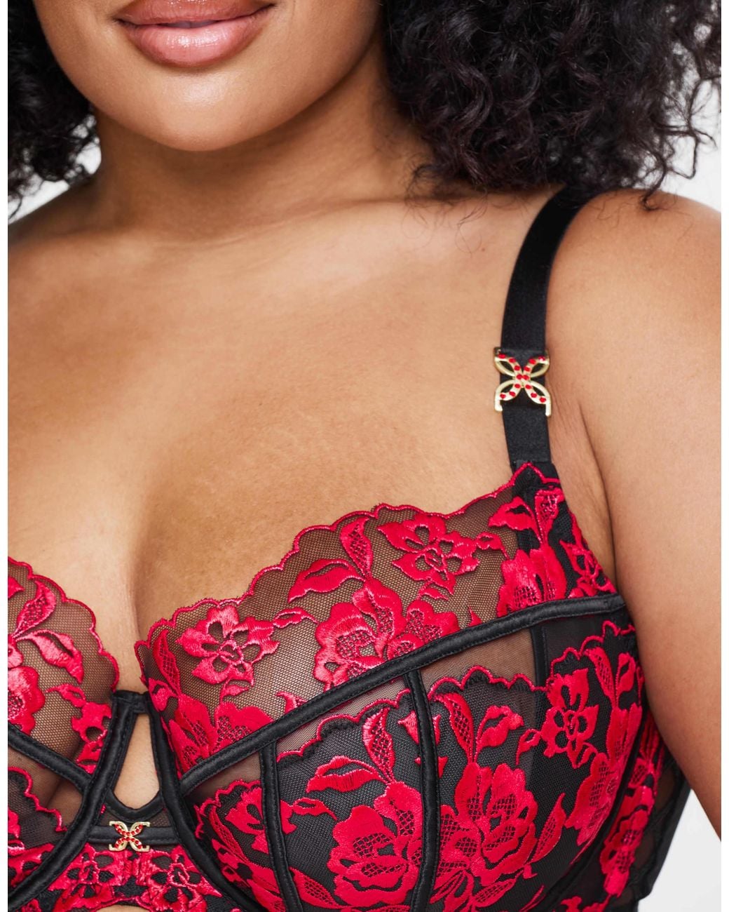 Ann Summers Pink Fuller Bust Endless Attraction Non Padded Plunge Bra