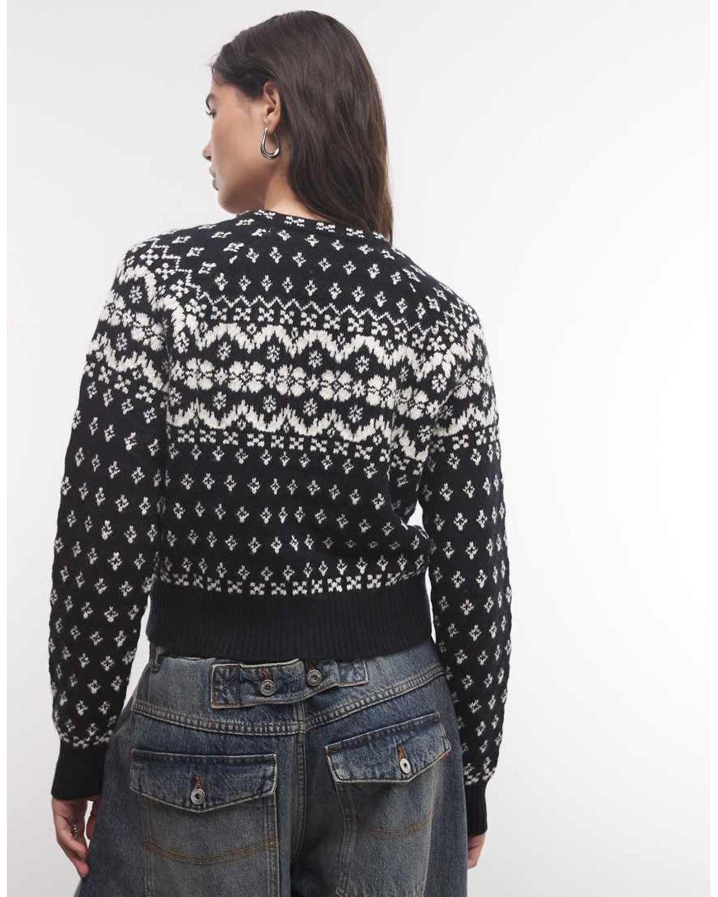 Polo Ralph Lauren Black Holiday Cardigan