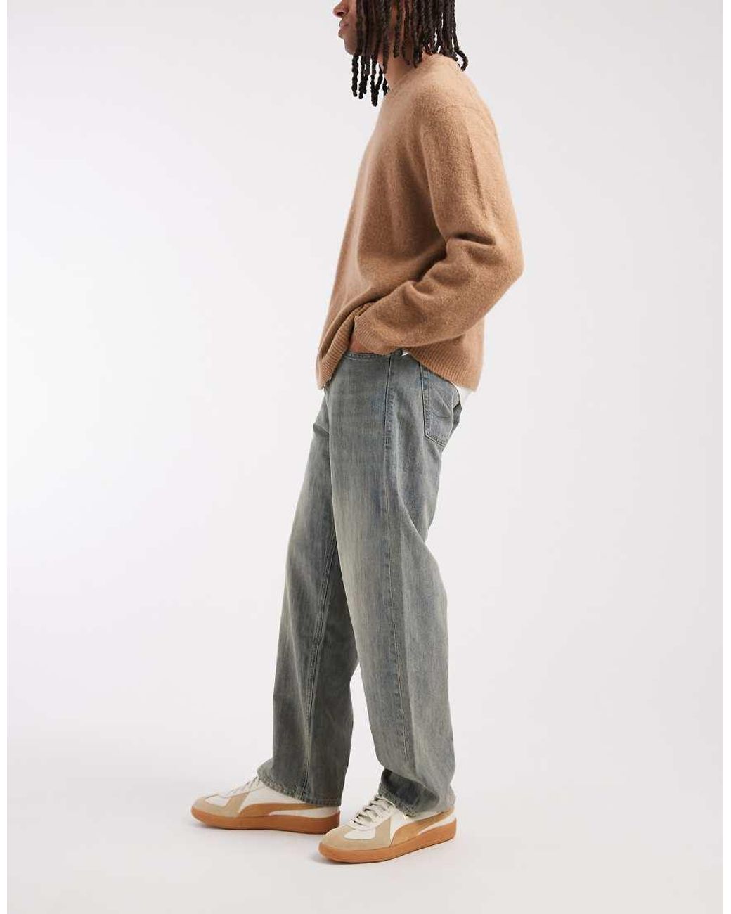 Jack & Jones Natural Alex baggy Jeans for men
