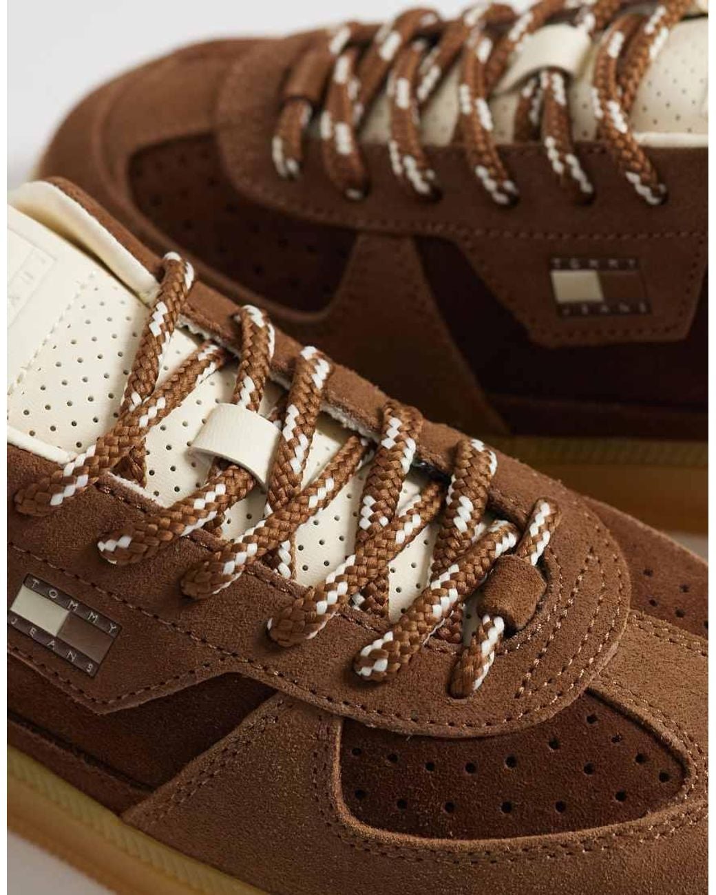 Tommy Hilfiger Brown Greenwich Suede Trainers