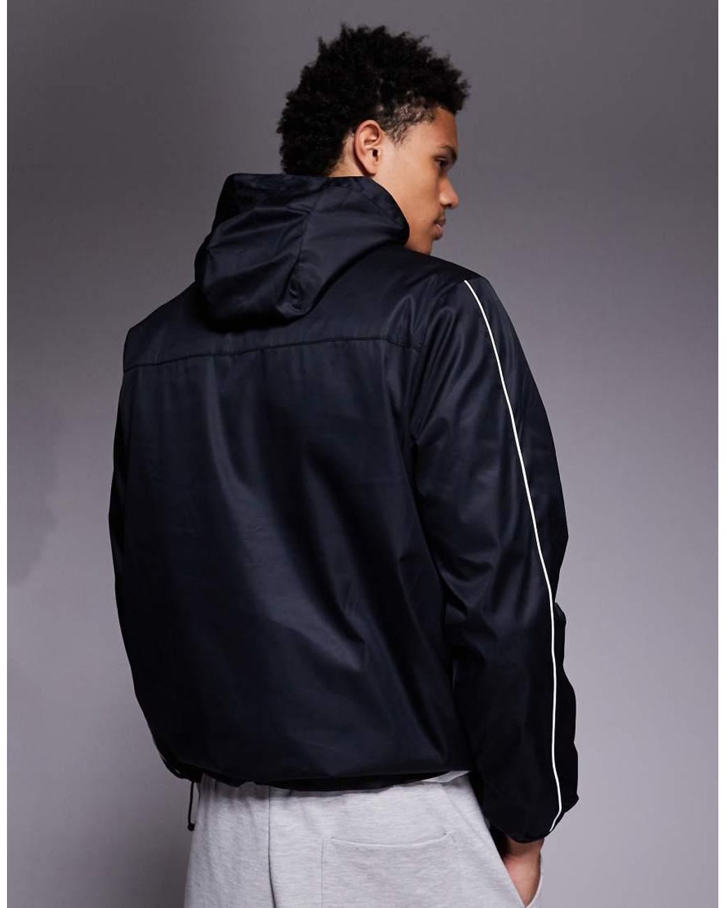 Nike Blue Shox Half Zip Woven Jacket for men