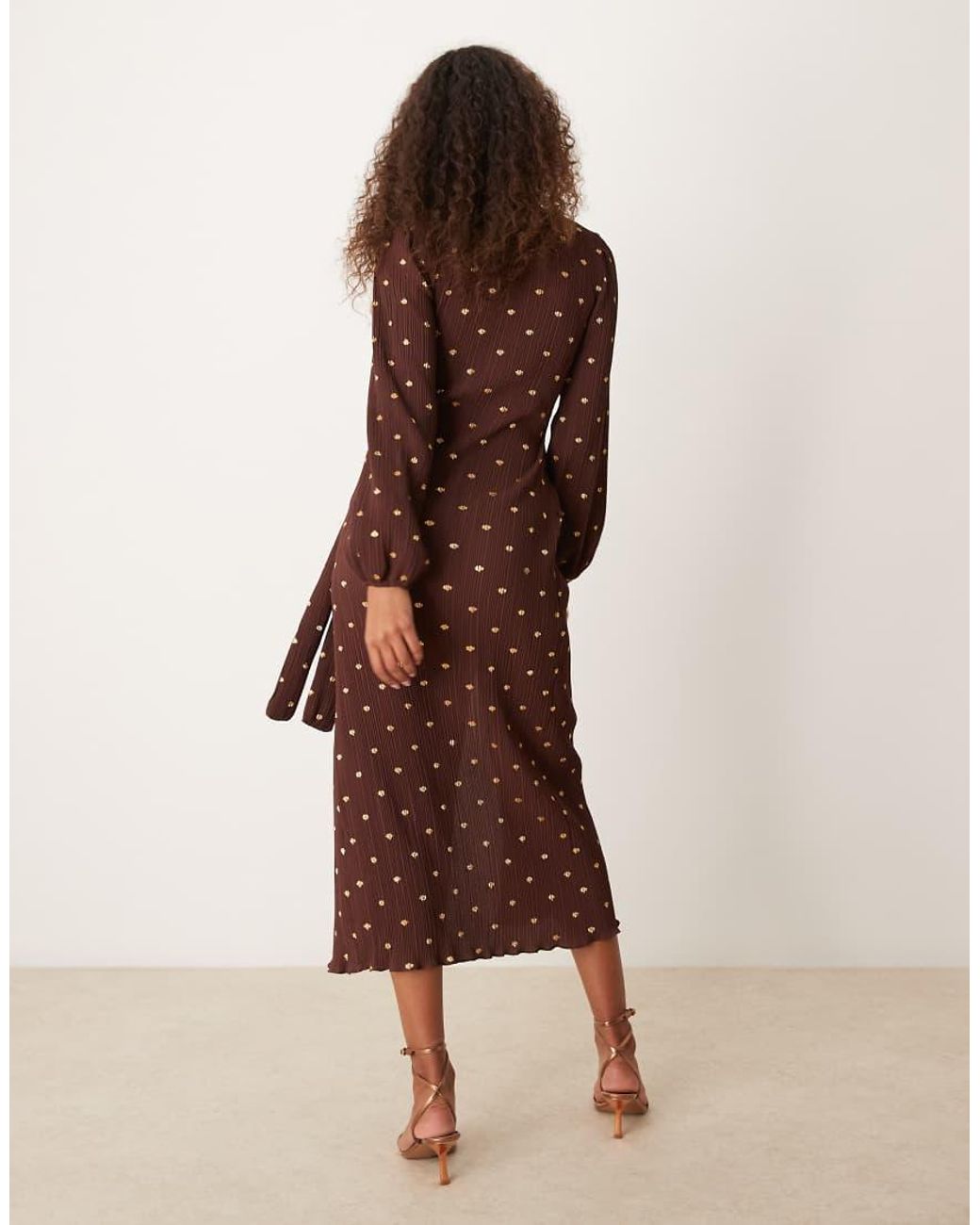 slim fit dress slacks Black Tilly Dress with Gold Foil – Never Fully Dressed main image 0