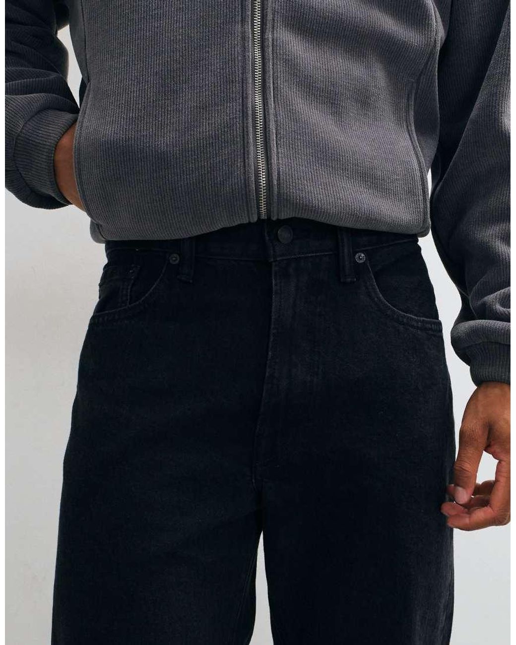 Gap Black Loose Fit Boot Cut Jeans for men
