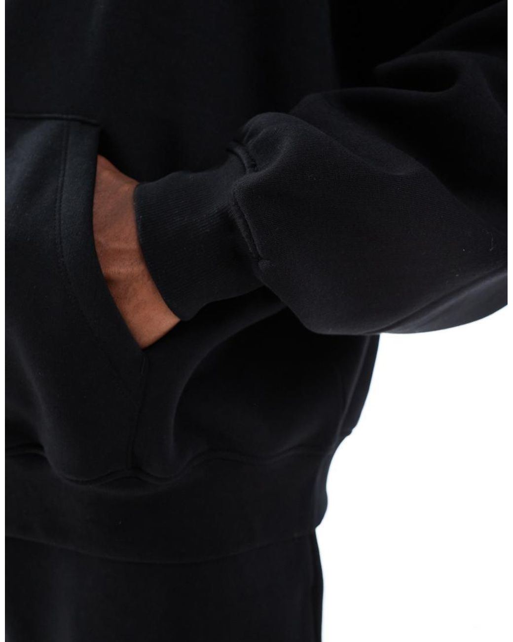 ASOS Blue Essentials Extreme Oversized Hoodie for men